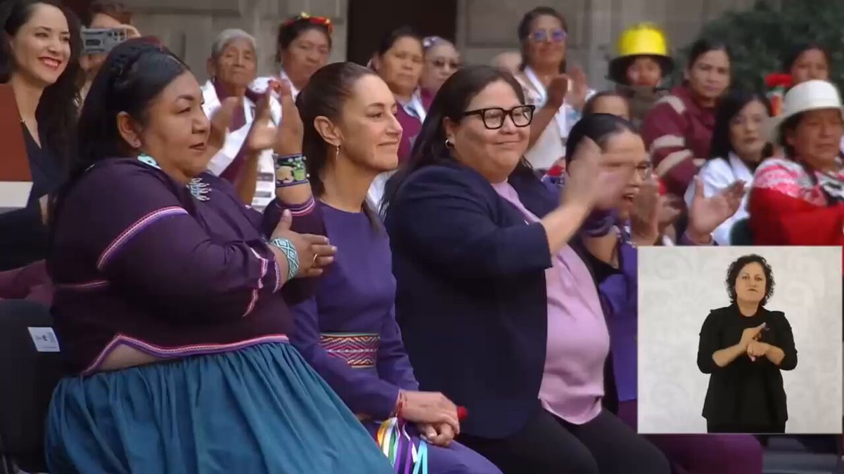 Hoy acompañamos a nuestra querida presidenta, Claudia Sheinbaum Pardo, a la ceremonia para conmemorar el Día Internacional de la Mujer. ¡Es tiempo de mujeres transformadoras!