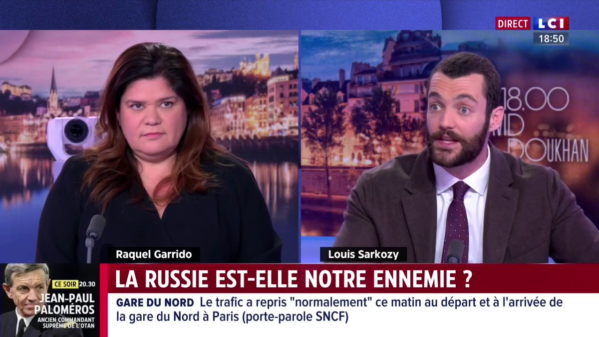 🔴 France / États-Unis 🗣️ Louis Sarkozy (Louis Sarkozy) : "Je suis pour qu'on ne dépende des États-Unis en quasiment rien. Je suis pour le divorce militaire, stratégique. Je veux que la France tienne d'elle-même."