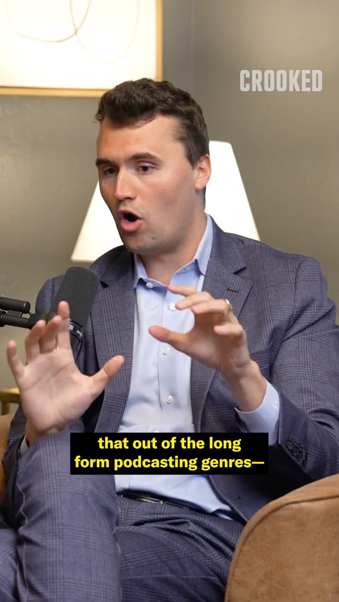 Check your facts, Charlie Kirk.