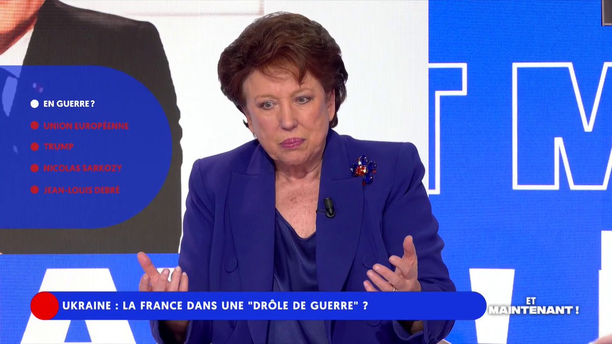 #Ukraine « Sur l’arme nucléaire, l’extrême droite et l’extrême gauche ne savent pas se positionner. #LFI et le #RN caricaturent les propos d’Emmanuel #Macron. Ils n’ont jamais réfléchi à ces questions » #EtMaintenant Roselyne Bachelot