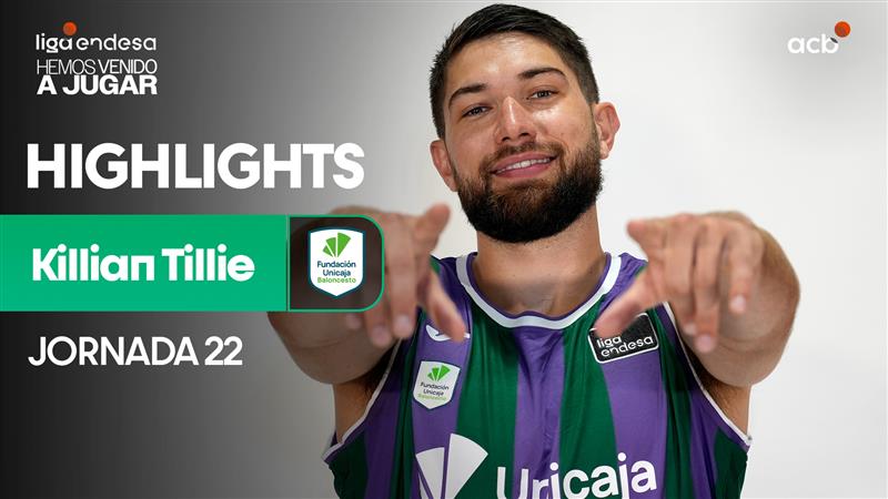 ✨ Con su 𝙢𝙚𝙟𝙤𝙧 𝙫𝙚𝙧𝙨𝙞𝙤́𝙣 en la #LigaEndesa, KILLIAN TILLIE lideró en la remontada de UnicajaCB ante Coviran Granada: 2⃣3⃣ puntos 1⃣1⃣ rebotes 2⃣4⃣ valoración Killian Tillie 😎 #ConectaConTuPasion