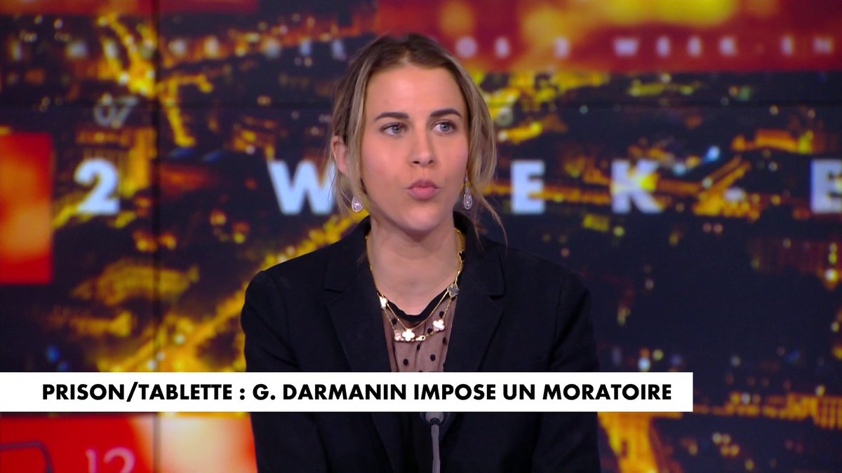 Sarah Saldmann à propos l'investissement de 125 millions d'euros pour introduire des tablettes numériques dans les prisons: «Ce n'est pas une priorité. Il faudrait investir l'argent ailleurs», dans #HDPros2WE