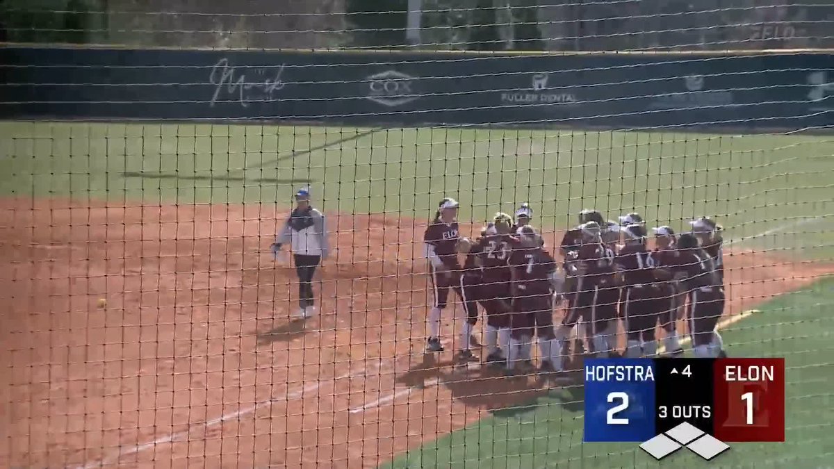 TRIPLE PLAY FROM THE PHOENIX 3️⃣🤯 #NCAASoftball #SCTop10 x 🎥 FloCollege | Softball / Elon Softball
