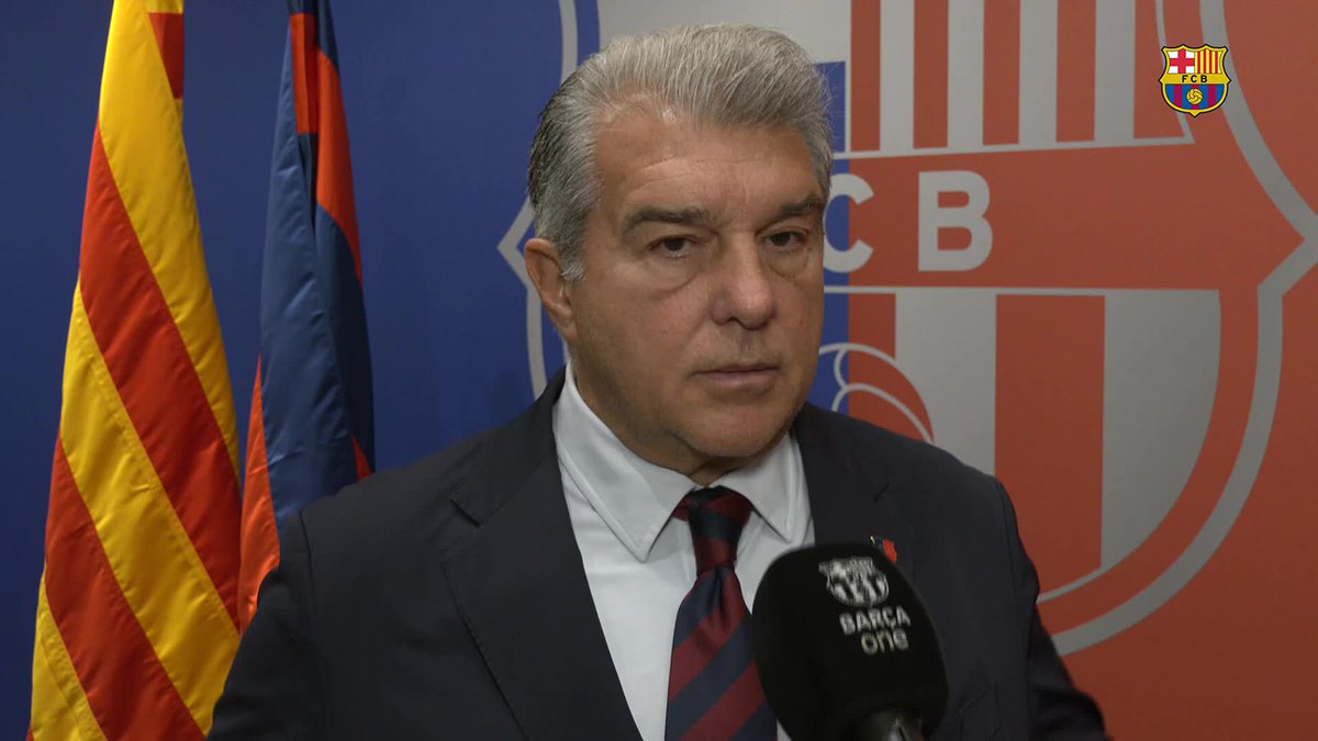 Les paraules del president Joan Laporta Estruch després de la mort del doctor del primer equip, Carles Miñarro Garcia