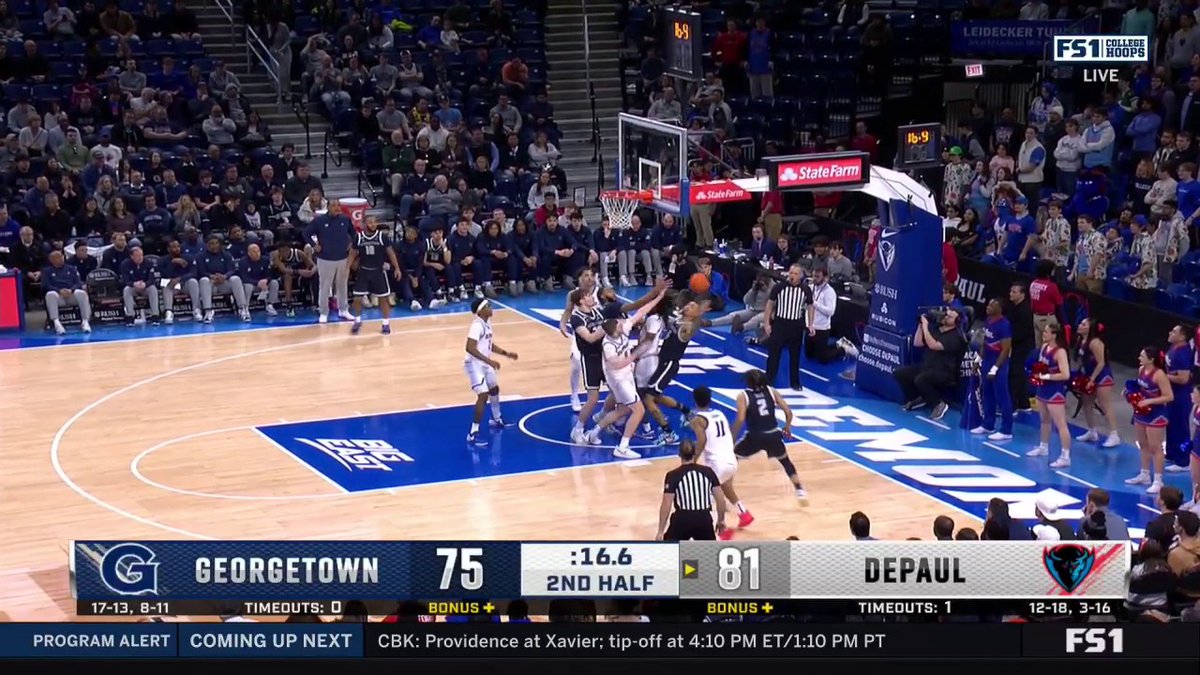 Best atmosphere I’ve seen at Wintrust for a DePaul game. Excited to see what the roster looks like next season.