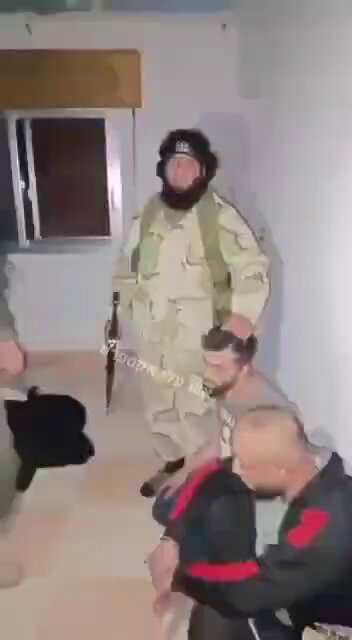 Abu Mohammad al-Julani's men, the President of Syria, announce on camera that they have captured "Assad loyalists" and intend to execute them once filming begins. Upon hearing this, the "detainees" start pleading for their lives. It can be assumed they were subsequently executed.​ Many of the videos coming from Syria in the past 24 hours are simply unpublishable. I am sharing only the "mildest" ones. This is ISIS M.O The West needs to wake up! We’re witnessing WAR CRIMES!