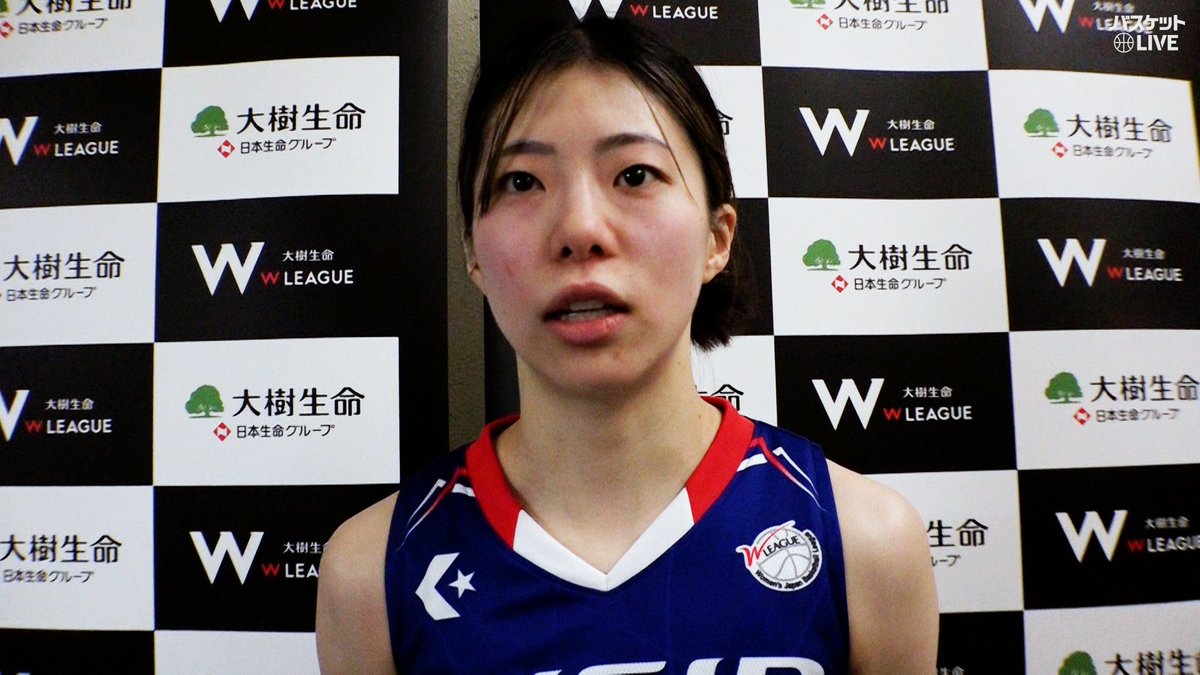 #大樹生命Wリーグ #アイシンウィングス #平末明日香 持ち味を発揮してチームを引っ張る💫 試合後🎙 「（明日の試合は）頑張って勝ちます！」 最終戦で相手エースを封じてチームを勝利に導けるか！？ 【公式】アイシンウィングス🏀AISIN WINGS W LEAGUE（Wリーグ）