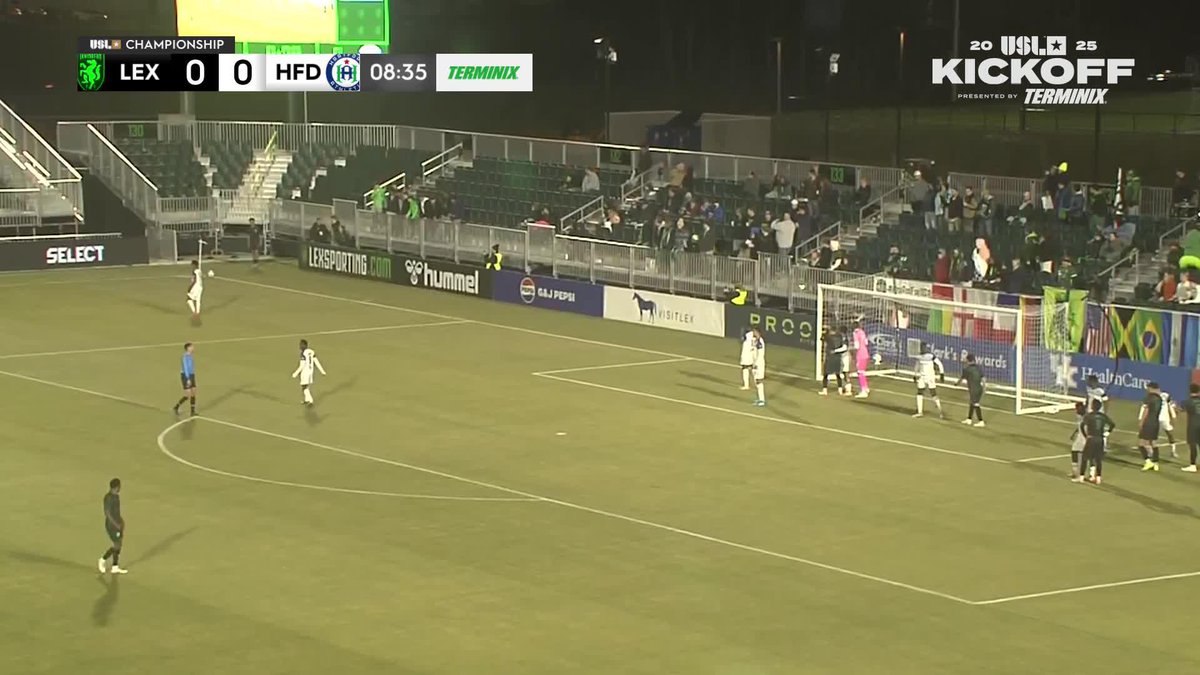 The first USL Championship goal of the season is an absolute SCREAMER from Lexington Sporting Club’s Joe Hafferty 😳 🎥: USL Championship