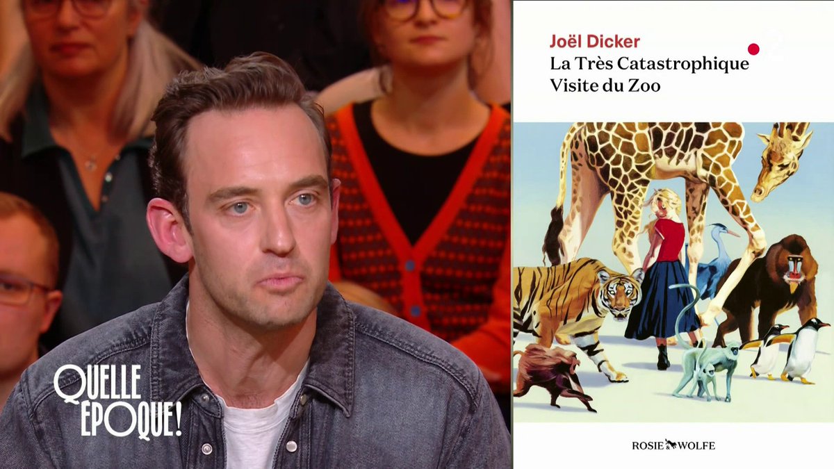 🗣 "La lecture, c'est ce qui permet de nous projeter" Joel Dicker présente son nouveau roman "La Très Catastrophique Visite du Zoo", un livre pour tous les âges, qui explore le pouvoir de la lecture pour stimuler l'imagination et la compréhension du monde 📚🦒 #QuelleEpoque France tv Léa Salamé