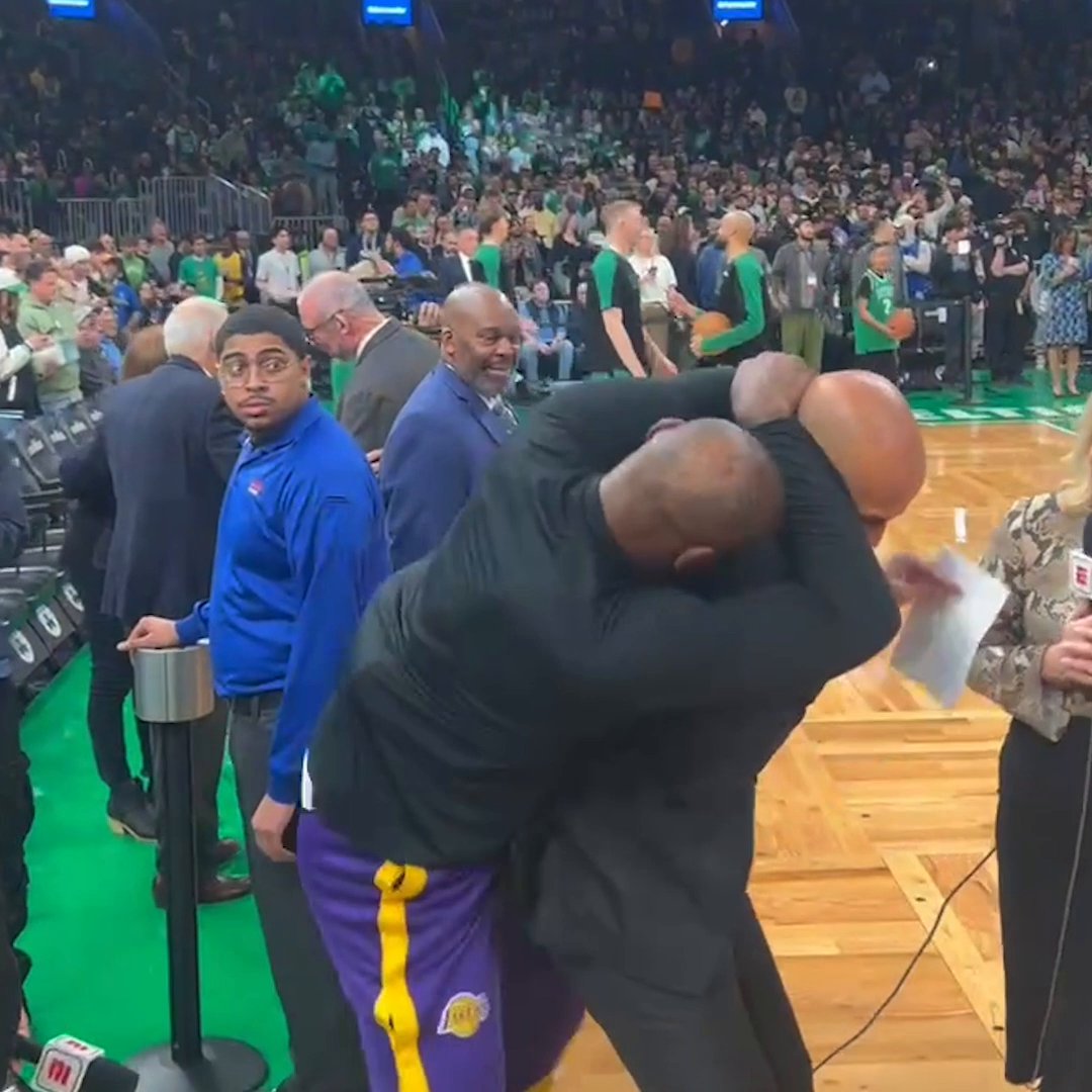LeBron got RJ with the sneak attack 😂 Lakers-Celtics now on ABC/ESPN+ 📺