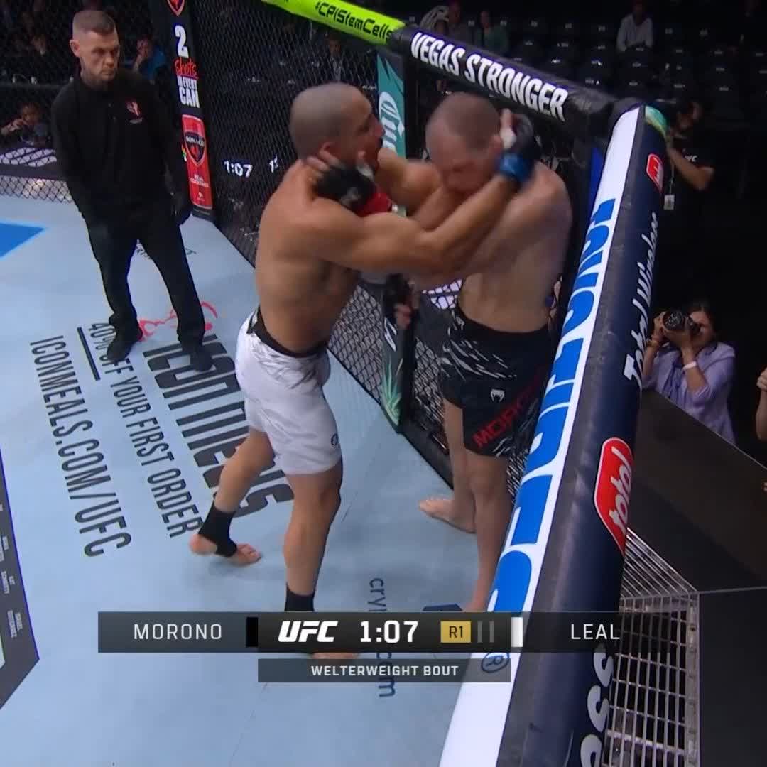 🇧🇷 CARLOS LEAL S’IMPOSE PAR TKO AU 1ER ROUND PREMIER FINISH DE LA SOIRÉE #UFC313