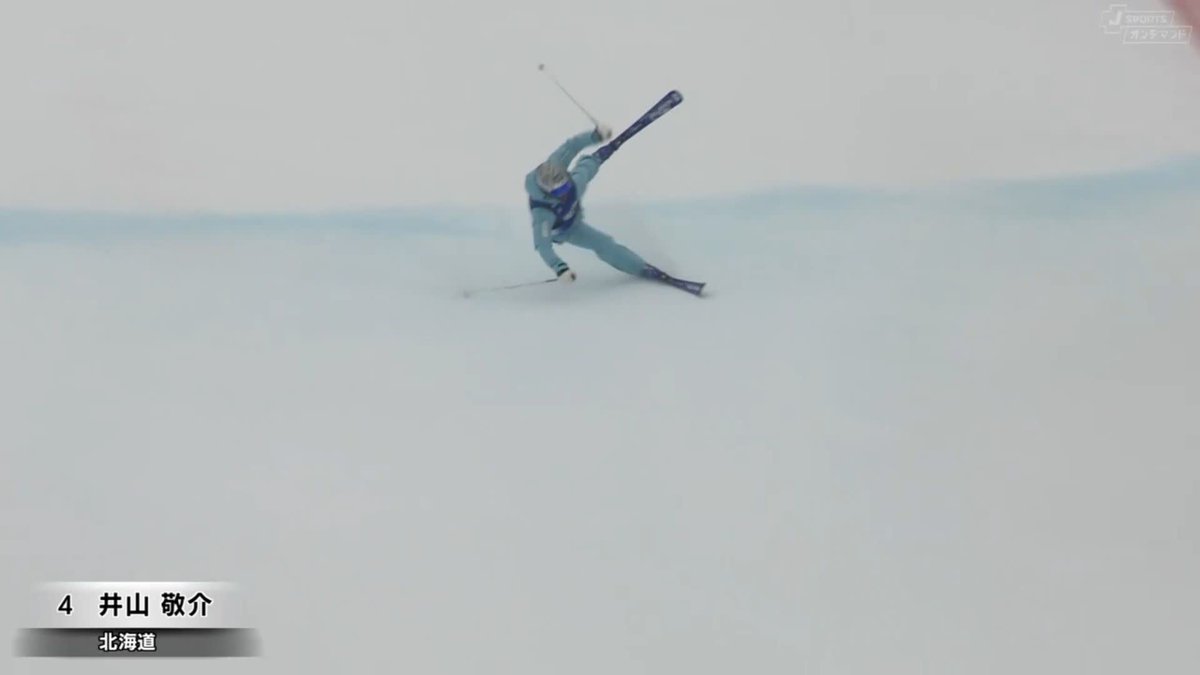 さすが 魅せる男 井山敬介選手 会場を盛り上げまくります！ ❄❄❄❄❄❄❄❄❄ 全日本スキー技術選手権大会 3/6（木）～3/9（日） J SPORTSオンデマンド独占LIVE配信 🔽ご視聴/ご加入は🔽 ❄❄❄❄❄❄❄❄❄ #技術選 #技選 #基礎スキー