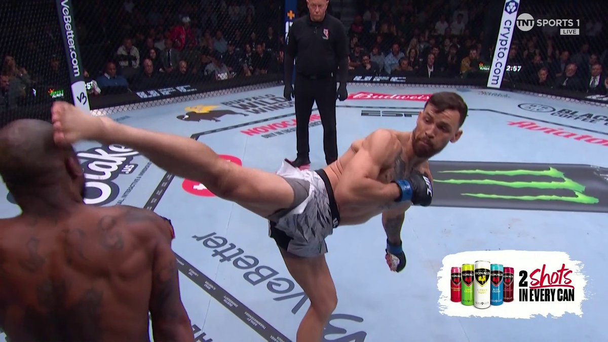 SPINNING WHEEL KICK KNOCKOUT BY MAURICIO RUFFY!!!! OMGGGGGGGGG!!!! 🤯🤯🤯🤯🤯🤯🤯🤯 #UFC313 | LIVE on TNT Sports &amp; discovery+