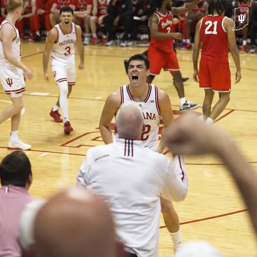 Insanity. 🤯 Trey Galloway | #IUBB
