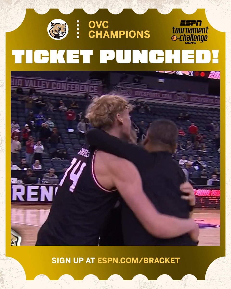 SIU-EDWARDSVILLE PUNCHES THE FIRST TICKET INTO THE MEN'S NCAA TOURNAMENT‼️ The Cougars are going dancing for the first time ever🕺