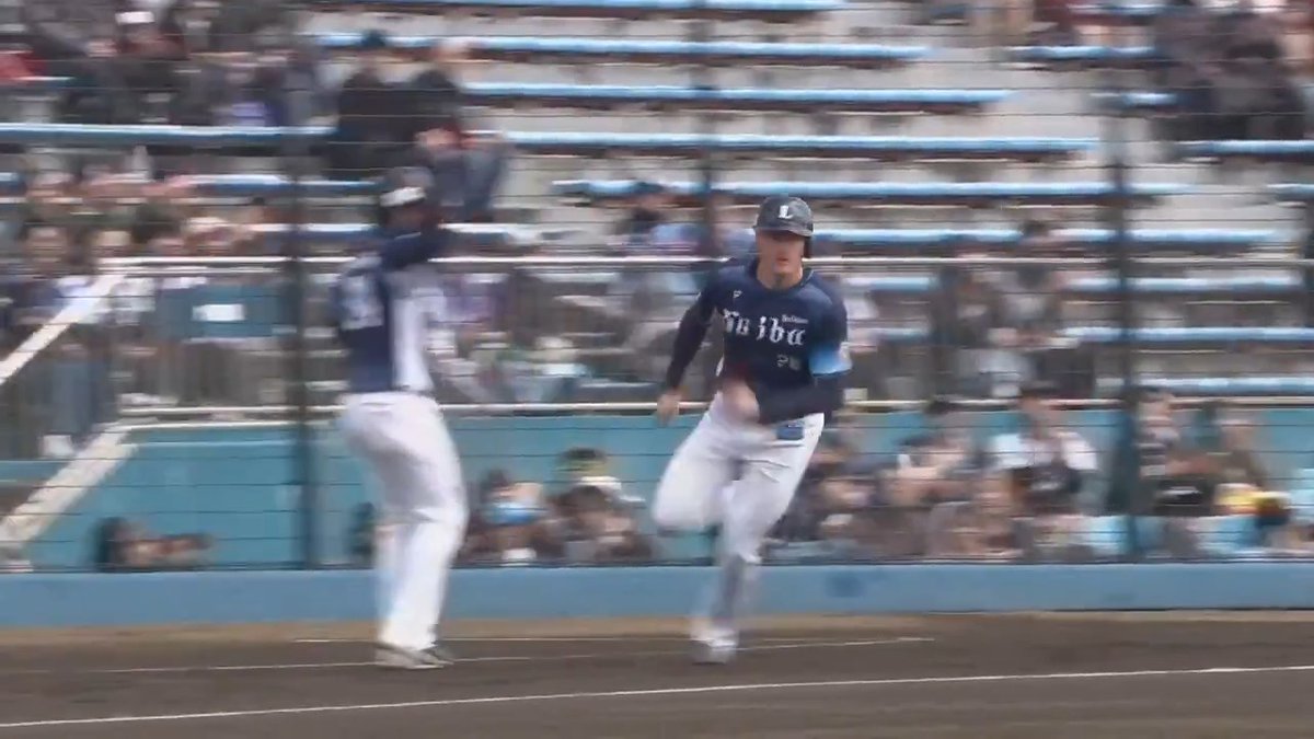 #村田怜音 選手、#平沢大河 選手、#渡部聖弥 選手の3者連続タイムリーで4点を先取! 初回から勢いよく攻めていきます! #埼玉西武ライオンズ #seibulions #オープン戦 #ALLONE