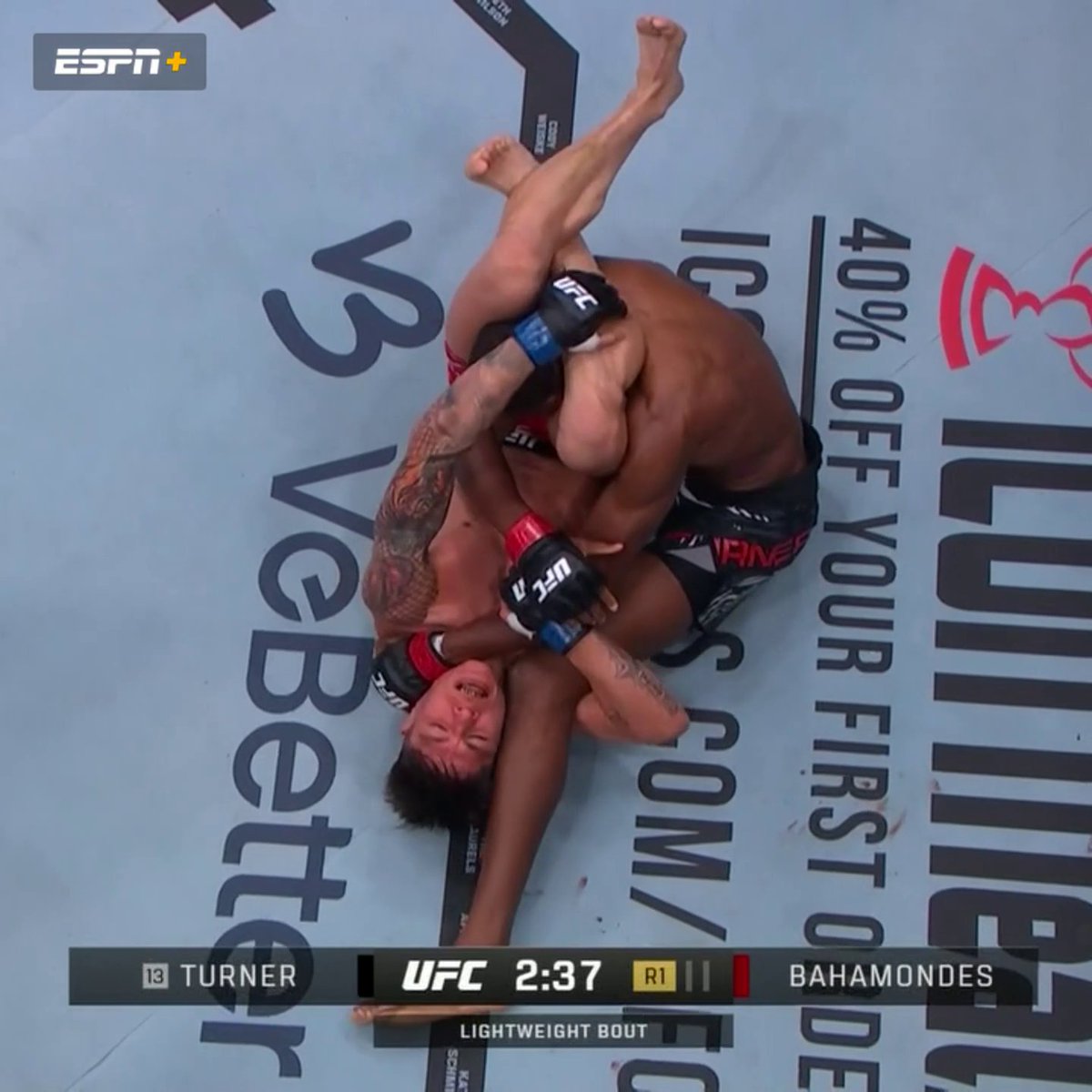 IGNACIO BAHAMONDES SUBMITS JALIN TURNER IN ROUND ONE 🔥 #UFC313