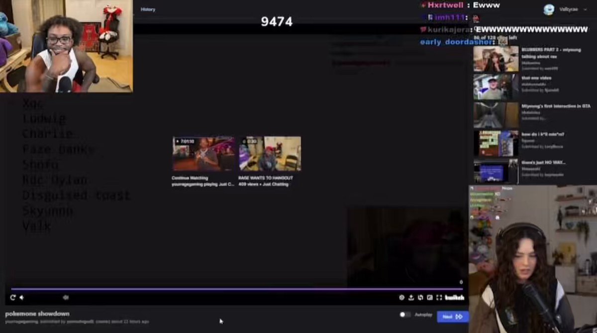 YourRAGE’s reaction after Valkyrae finds out what a “Torta” means😭
