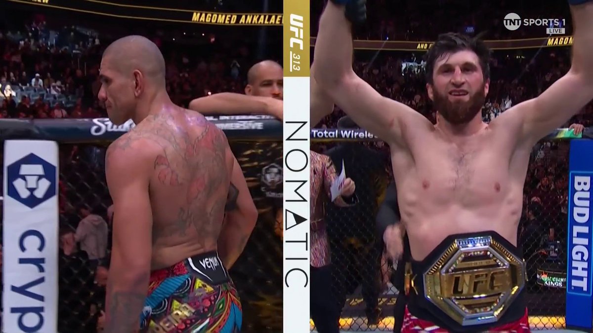 49-46 48-47 48-47 Magomed Ankalaev defeated Alex Pereira via unanimous decision! 🏆 #UFC313 | LIVE on TNT Sports & discovery+