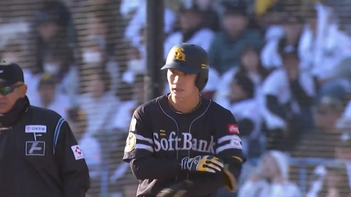 攻守に絶好調😆 福岡ソフトバンク #正木智也 選手の同点タイムリーヒット‼️ #sbhawks 👇ライブ配信はこちら