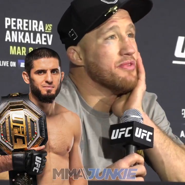 Justin Gaethje wants to set a date with UFC champ Islam Makhachev after his #UFC313 win. "He's so good. So strong. I have to have a perfect night if I'm going to beat him."