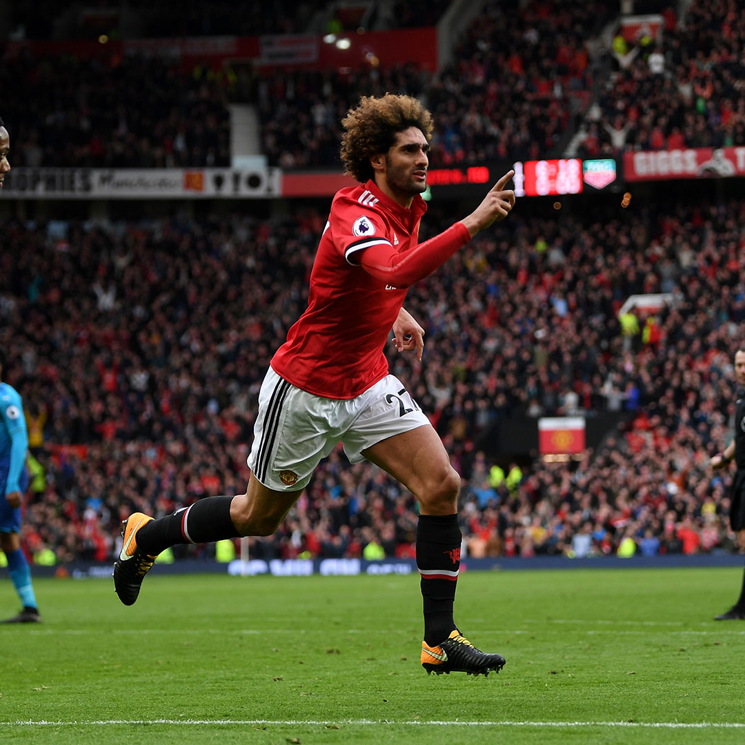 Marouane Fellaini in the final moments vs Arsenal in 2018 🤩