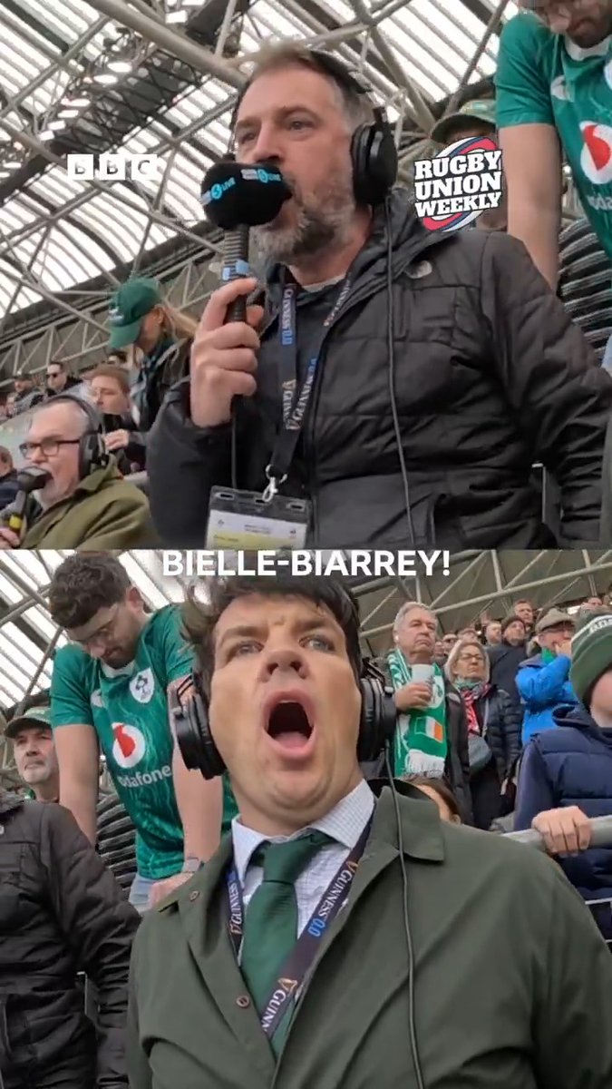 Donncha O'Callaghan's face watching LBB's second half try😅