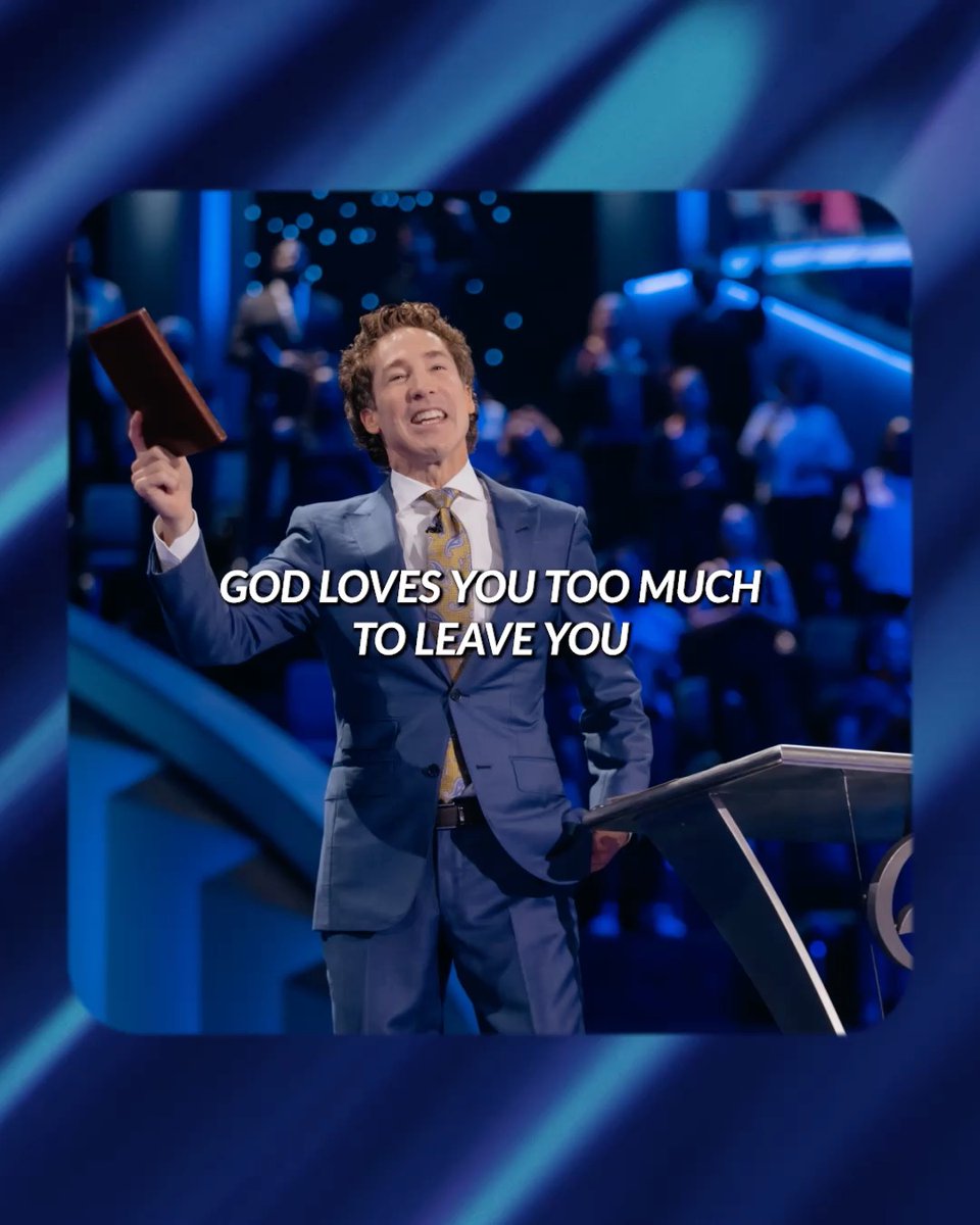Underneath the insecurity, the failures, the flaws, there’s the true you: the you that God created. The blessed you, the successful you, the forgiven you, the confident you. Tune into Joel’s message today! "The True You":