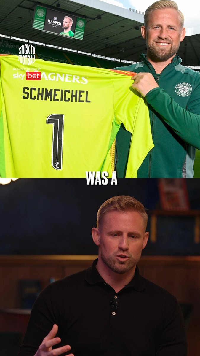 "It's not just about winning, it's about being perfect!" 🤝 Kasper Schmeichel is loving life at Celtic! ☘️ 💚