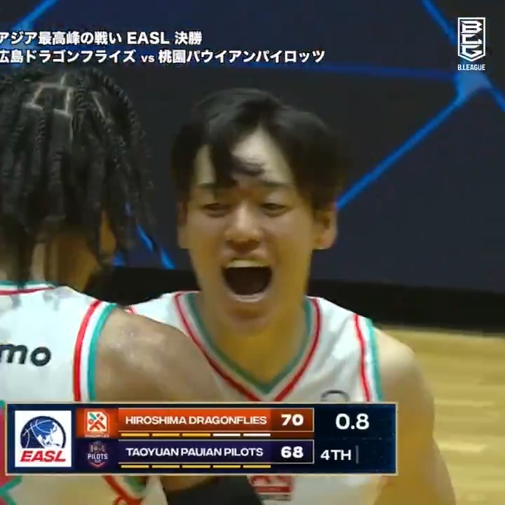 広島を東アジア王者に導いたラストプレー🏆 渡部 琉 広島ドラゴンフライズ #東アジアスーパーリーグ #EASL #Bリーグ