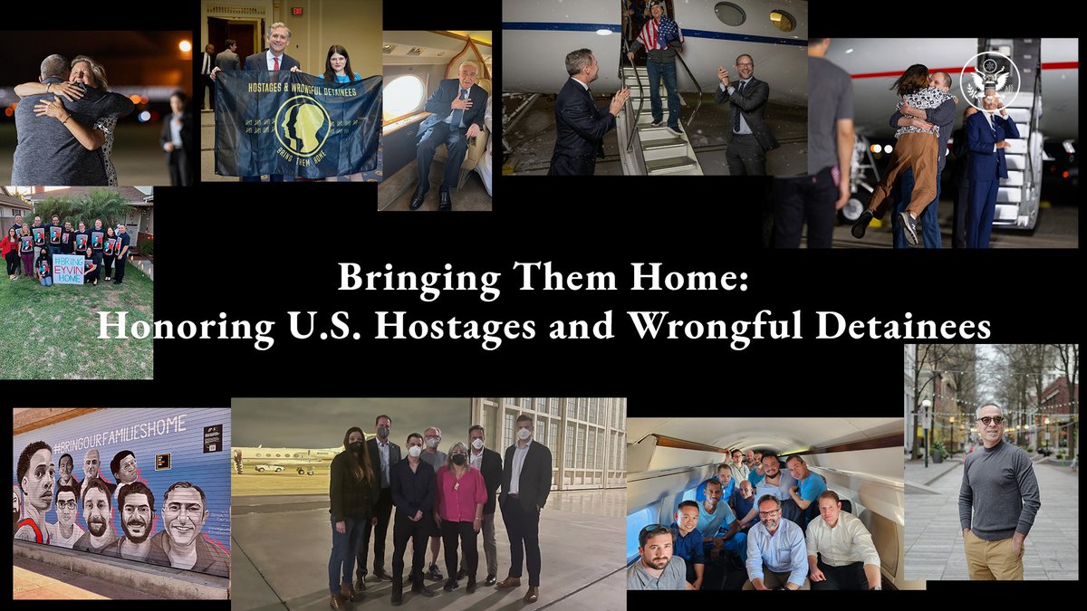 To Americans who remain unjustly held around the world: We are working day and night to bring you home. On this U.S. Hostage and Wrongful Detainee Day, we also celebrate those who have returned to their families. And we honor those who never made it back home. Your sacrifice will never be forgotten.