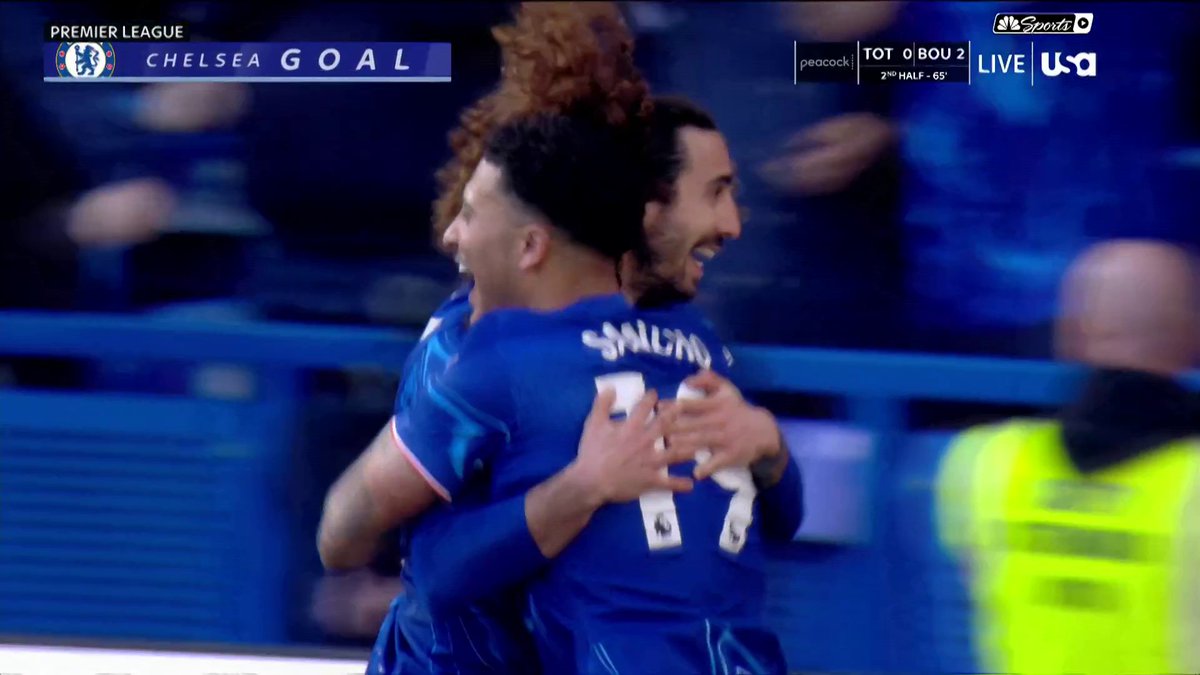 MARC CUCURELLA STRIKES AGAIN TO GIVE CHELSEA THE LEAD. 🎯 📺 USA Network | #CHELEI