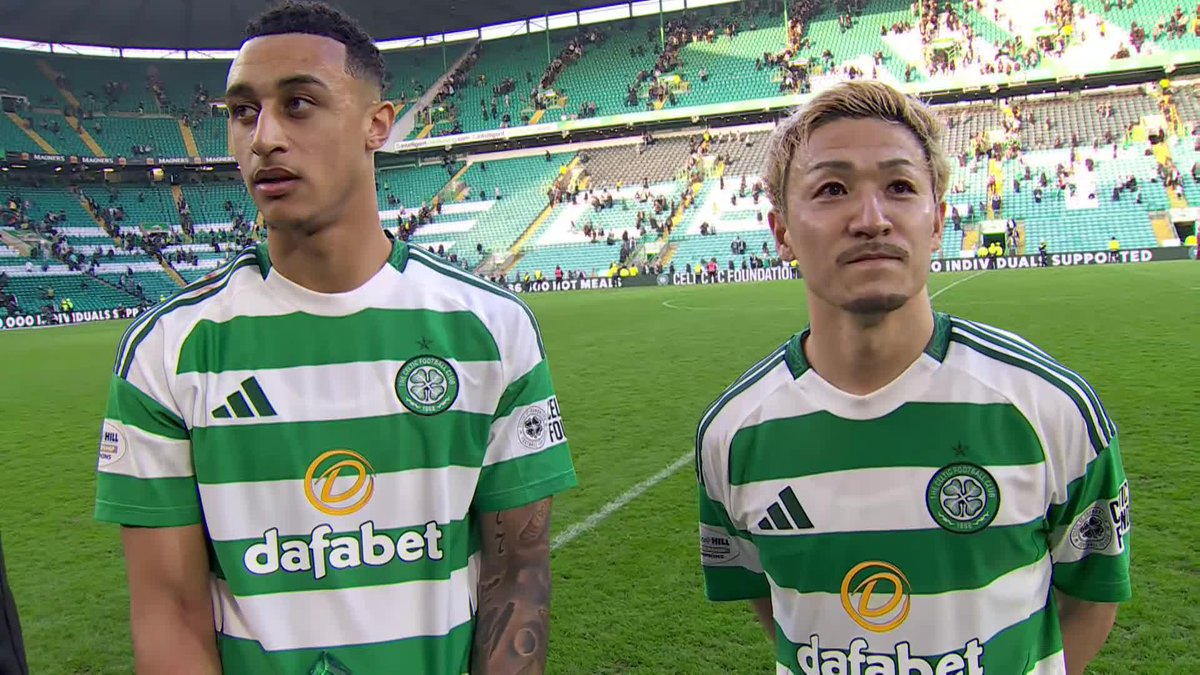 🍀 Celtic goalscorers Adam Idah and Daizen Maeda react to Scottish Cup Quarter-Final win over Hibs "We wanted to prove to everyone what a team we are." 🗣️ #ScottishCup