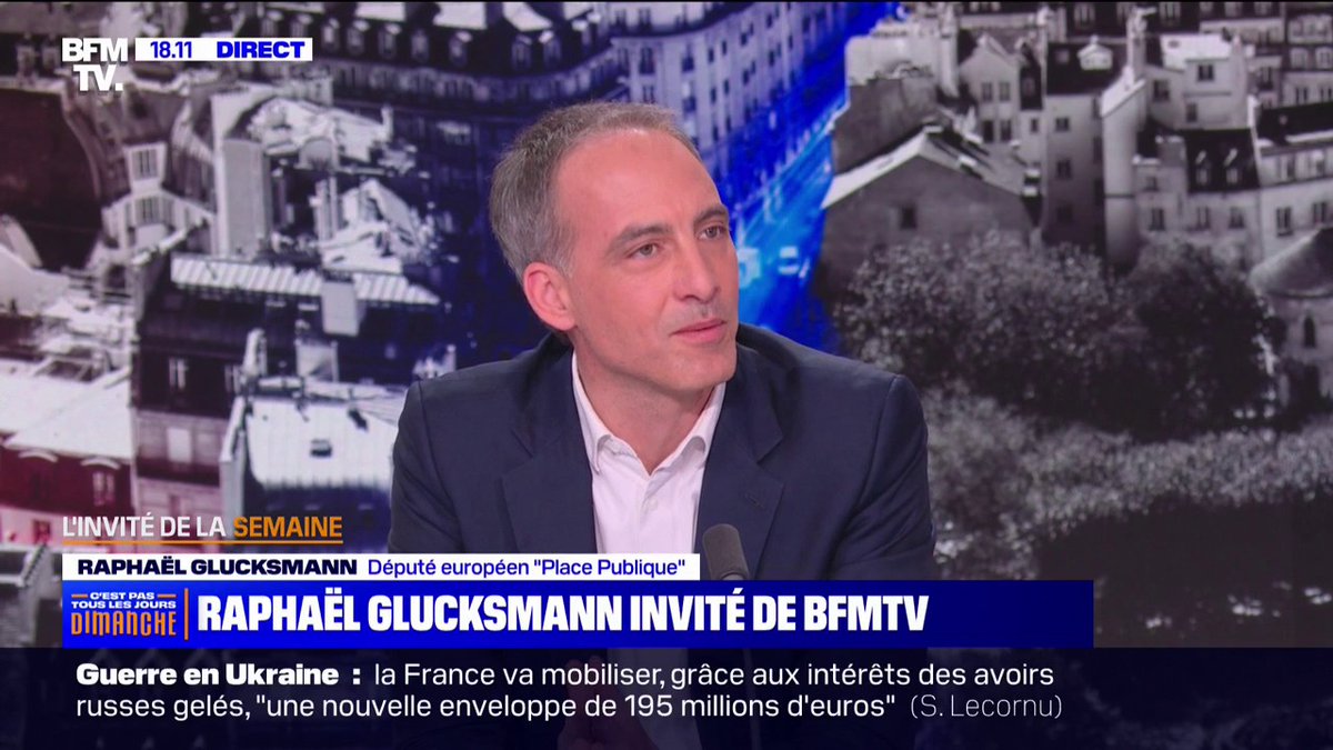 Raphaël Glucksmann (Place publique): "L'Europe peut remplacer les États-Unis dans le soutien militaire et financier à l'Ukraine"