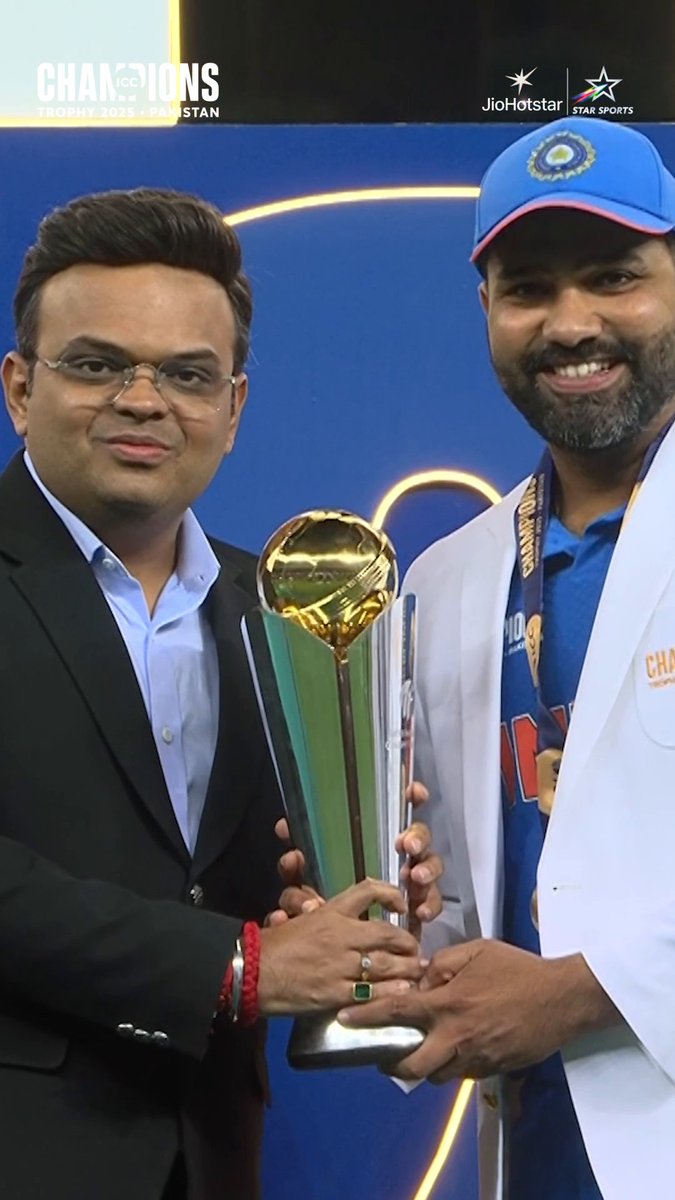 TEAM INDIA ARE CHAMPIONS AGAIN! 🏆🇮🇳 #ChampionsTrophyOnJioStar #INDvNZ #ChampionsTrophy2025