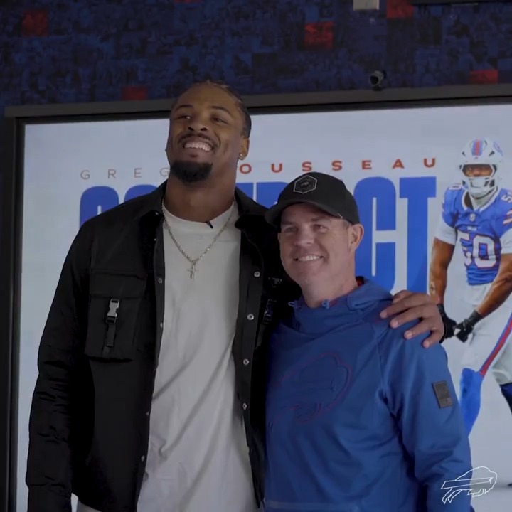 Next D-Line dinner is on @GregRousseau. 😂 #GoBills | #BillsMafia