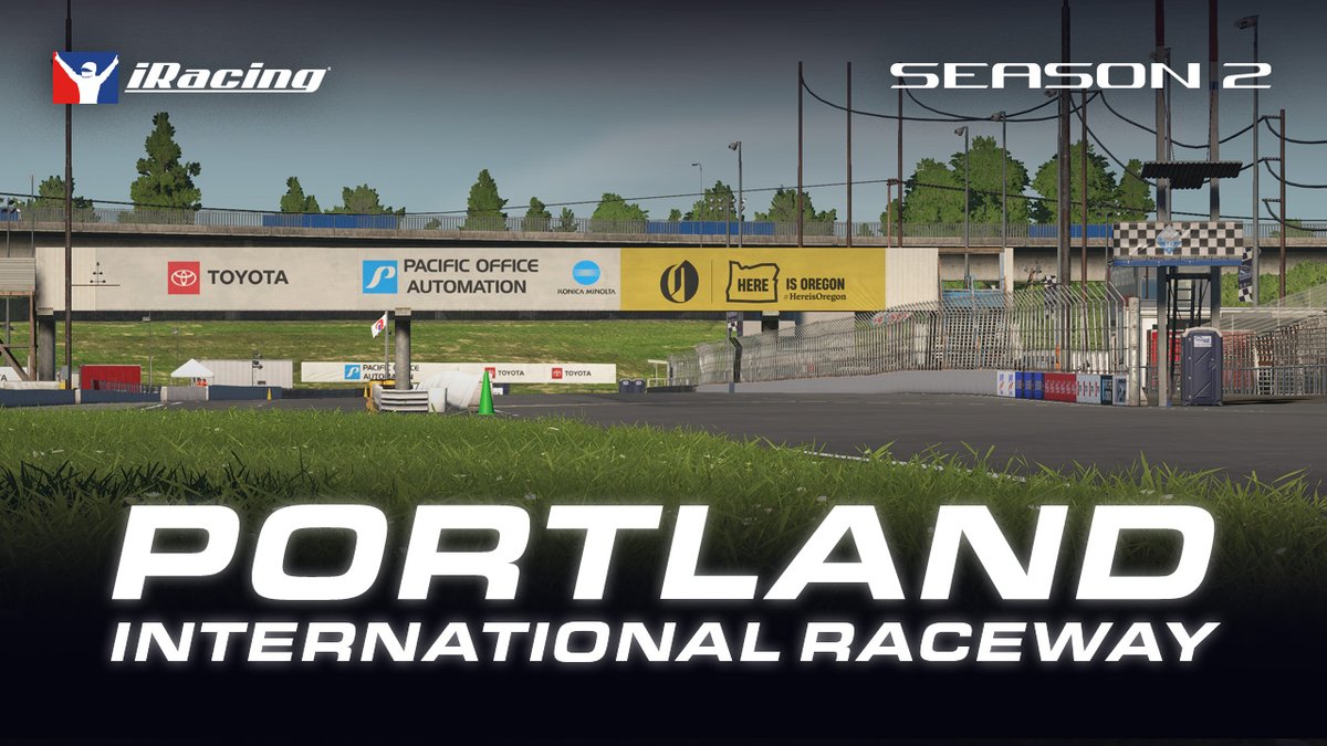 Portland International Raceway will be arriving in the 2025 Season 2 Update! 🏁 Portland Intl Raceway