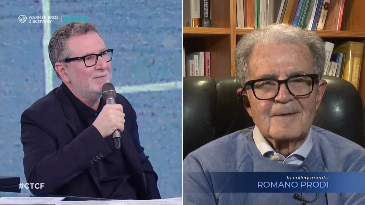 "Se si fa l'esercito europeo potremmo essere talmente più forti della Russia..." Romano Prodi a #CTCF
