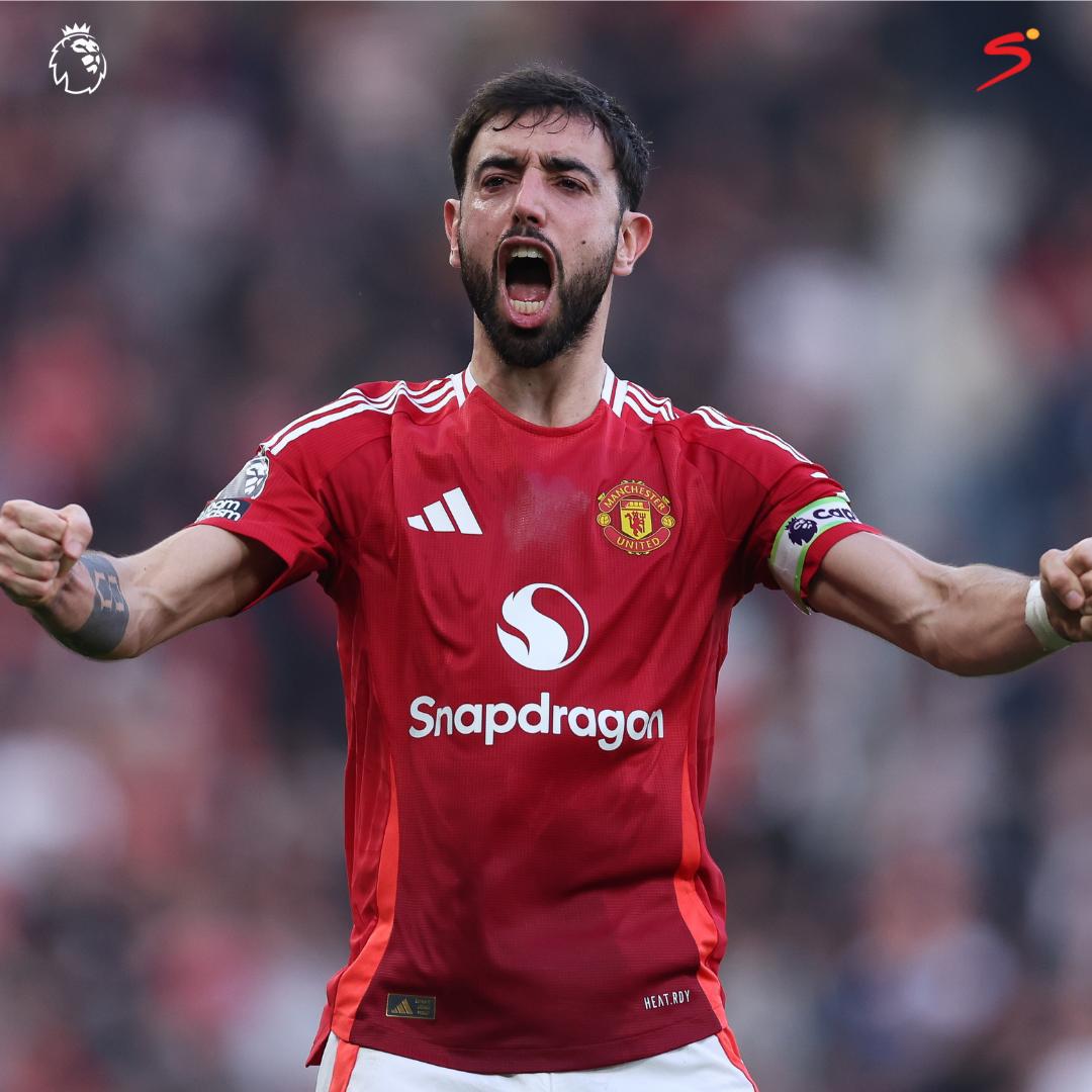 Ruben Amorim can always count on Bruno Fernandes in the clutch moments 😤🔴 #MUNARS | #SSPL