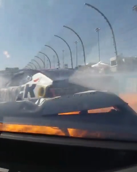 Ride along with Justin Haley during the Lap 99 incident.