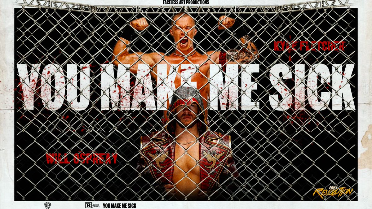‘YOU MAKE ME SICK’ Tony Khan All Elite Wrestling WILL OSPREAY vs. KYLE FLETCHER STEEL CAGE MATCH VIDEO 🩸 From brothers to bitter enemies, tonight we witness Will Ospreay • ウィル・オスプレイ &amp; “The Protostar” Kyle Fletcher inside a deadly Steel Cage Match. #AEWRevolution