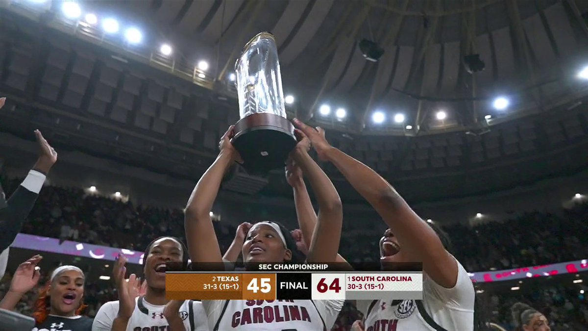 SOUTH CAROLINA 🤝 SEC CHAMPIONS ONCE AGAIN‼️