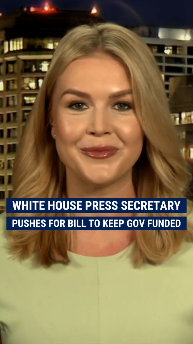 'GET ON BOARD': Karoline Leavitt Karoline Leavitt says the White House is hopeful that Republicans will come together to avoid a government shutdown this week.
