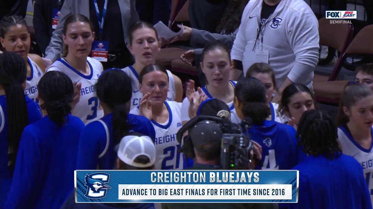 For the first time since 2016, Creighton Women’s Basketball will play in the BIG EAST WBB title game‼️