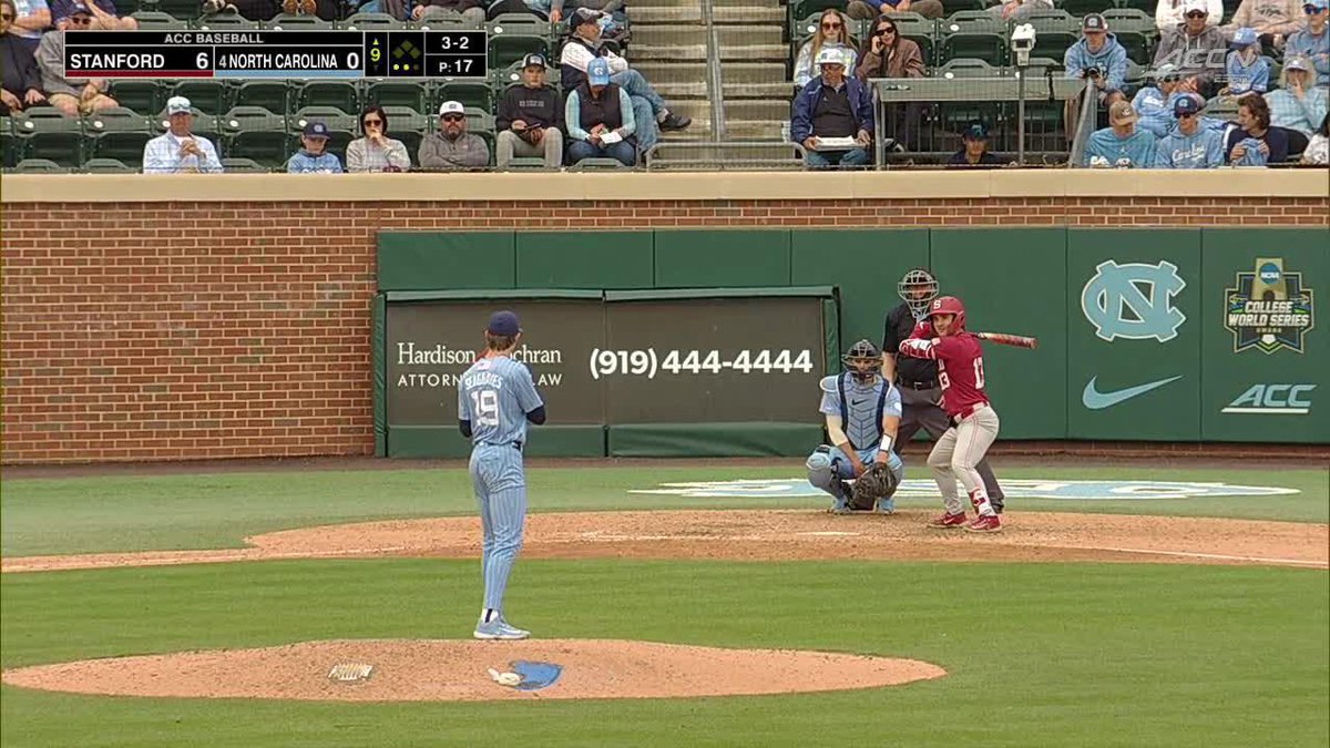 STANFORD PULLS OFF THE UPSET IN THEIR SERIES AT NO. 4 UNC‼️ #NCAABaseball x 🎥 ACCNX / Stanford Baseball
