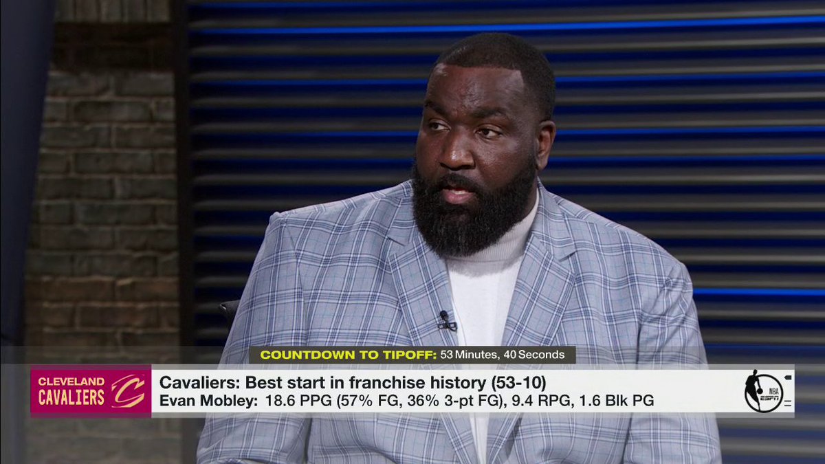 "The most important player on this Cavs roster is Evan Mobley." Kendrick Perkins believes how far the Cavaliers go in the playoffs will be "on the back" of Evan Mobley ✍️