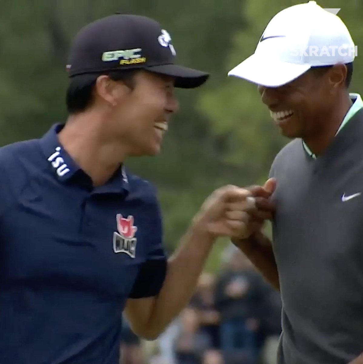 Tiger Woods impersonating Kevin Na at the Players Championship never gets old. 😂