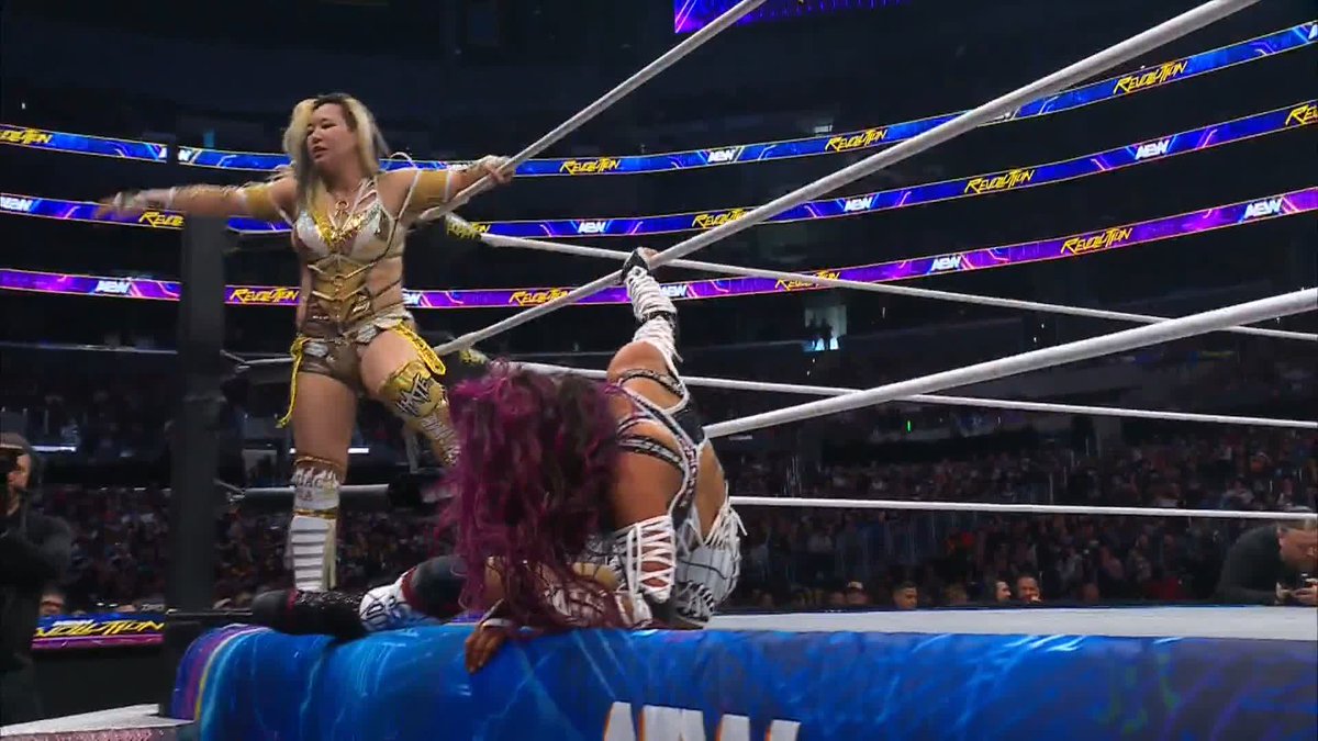 🫣 Watch #AEWRevolution on PPV right now! @Stardom_Momo | Mercedes Moné Varnado