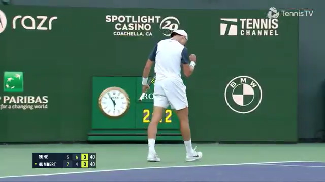 That is absurd, Holger 🚀 BNP Paribas Open | #TennisParadise | Holger Rune