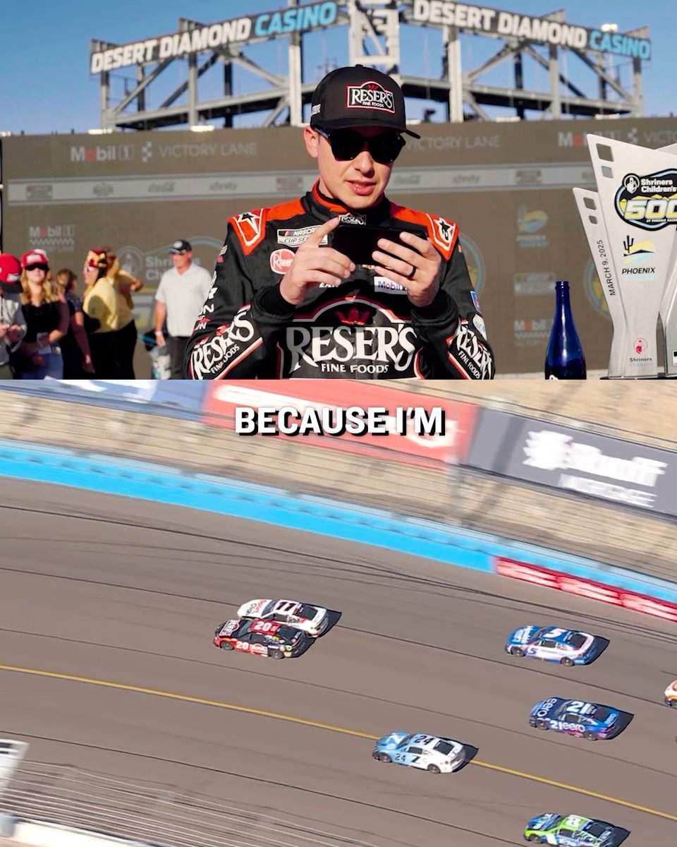 The pressure was on and Christopher Bell delivered. He explains how he navigated the final restart at Phoenix Raceway.